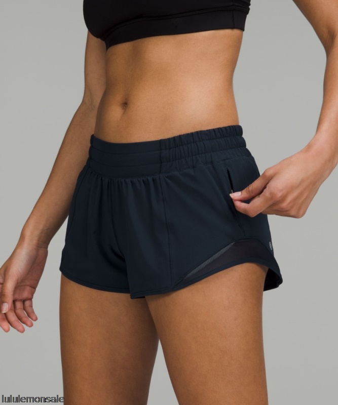 Lululemon Damen DELULU343 | Lululemon Deutschland True Navy Hotty Hot Low-rise Gefütterte Short 25